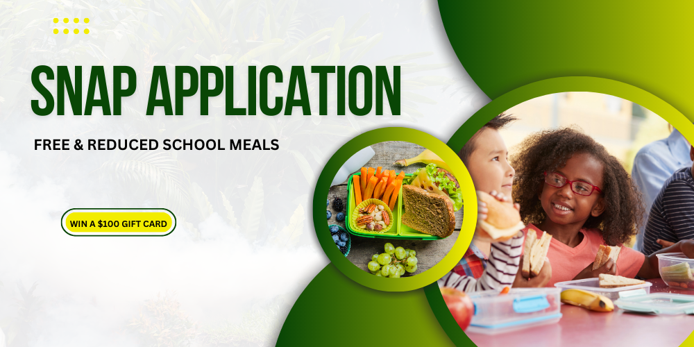 snap application for free and reduced school meals 