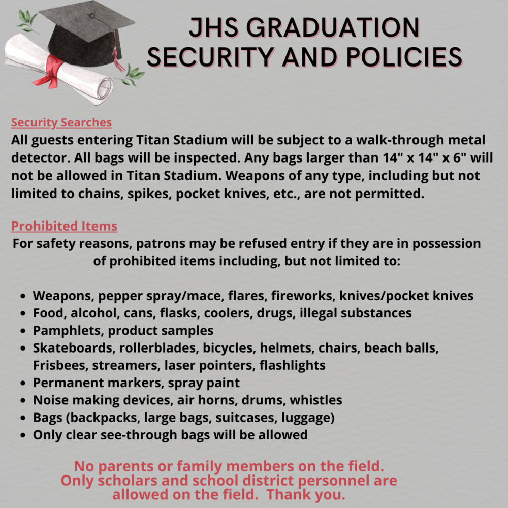 graduation procedures 