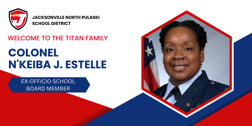 colonel n'keiba estelle is the newest ex-officio school board member 