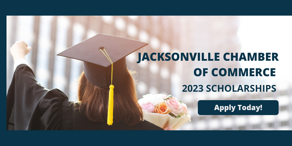 jacksonville chamber of commerce awarding 2 $500 scholarships 