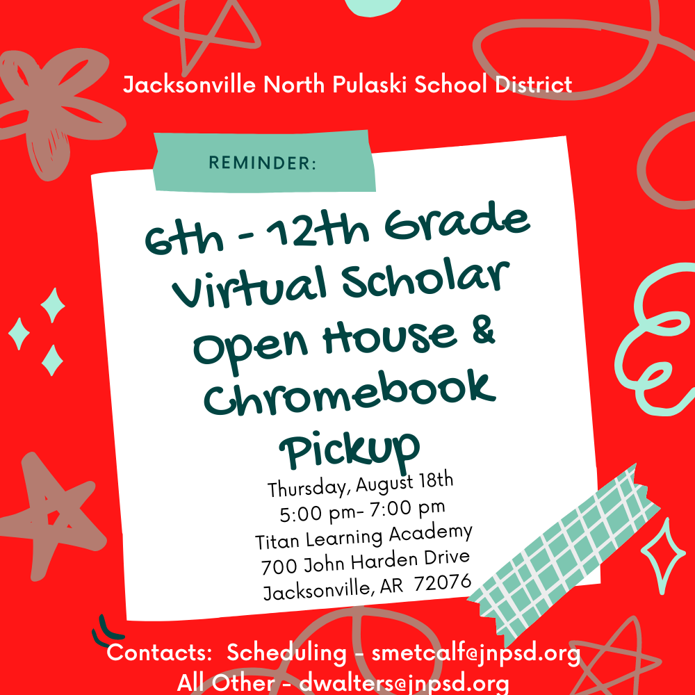 Virtual School Open House Secondary Jacksonville High School