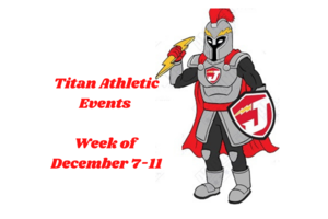 Titan Athletic Events - December 7-11